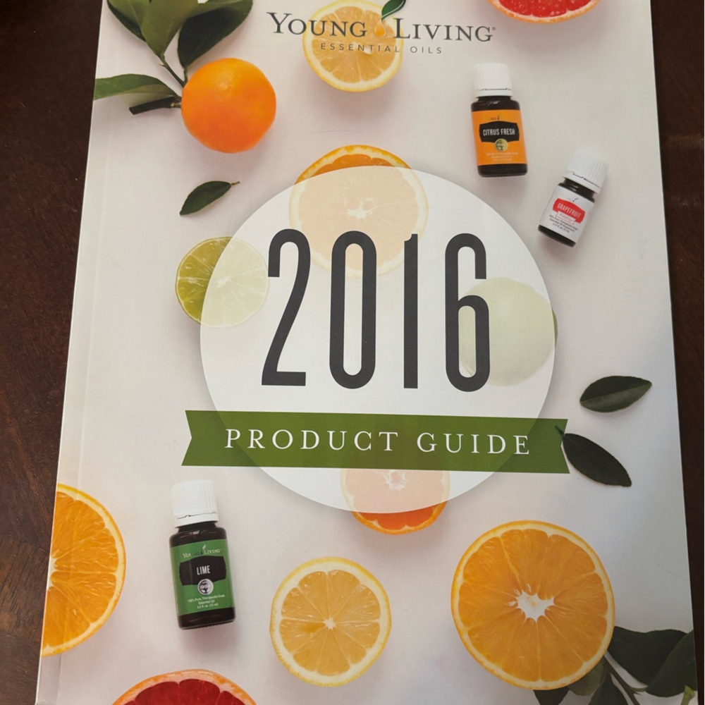 Young Living Essential Oils with Citrus Imagery